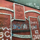 The Peace Walls are richly decorated with graffiti and murals.